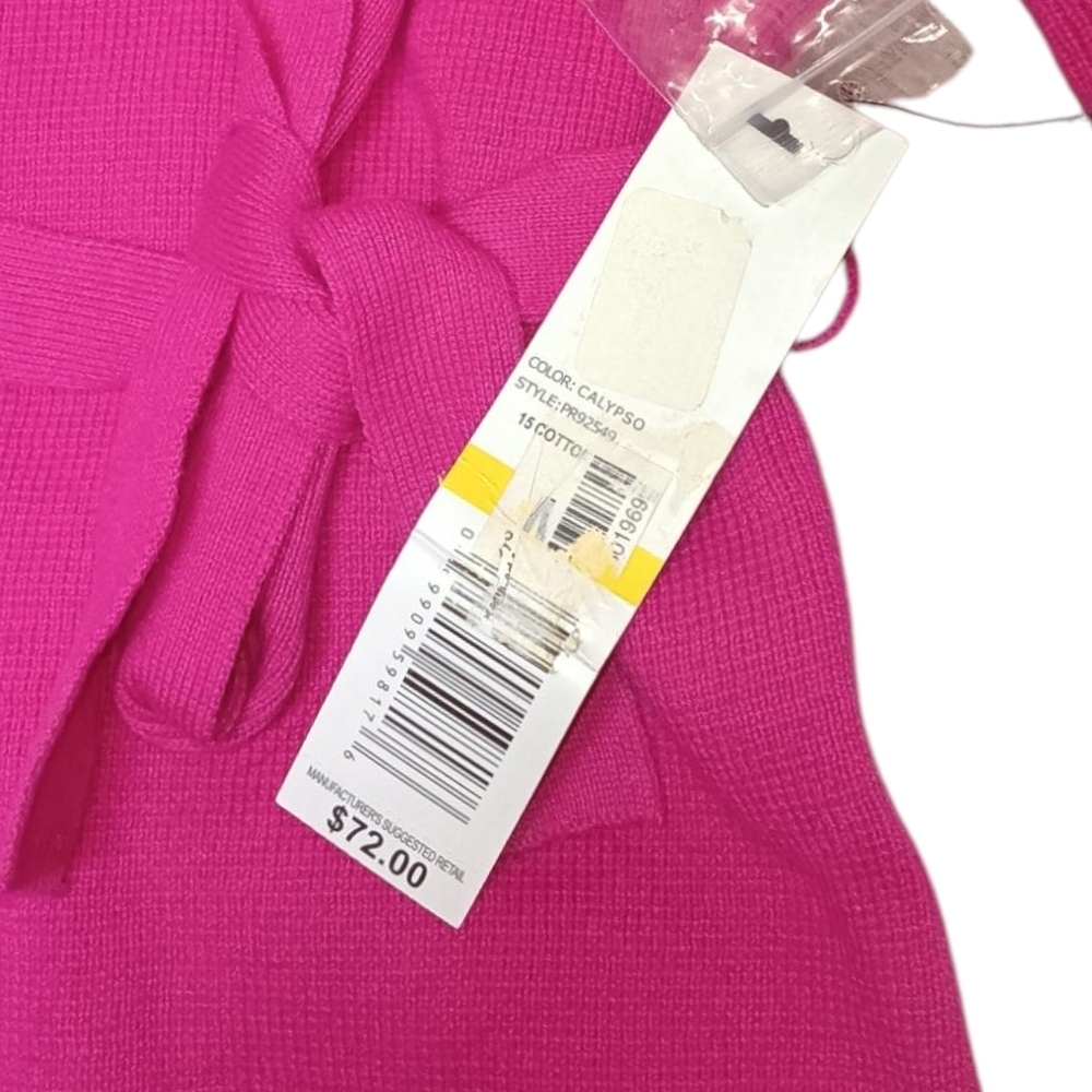 Pink Button-Up Women's Top - Picture 4 of 6